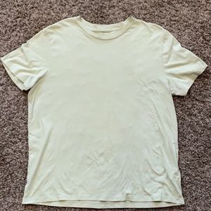 Men’s large soft-washed mint green T